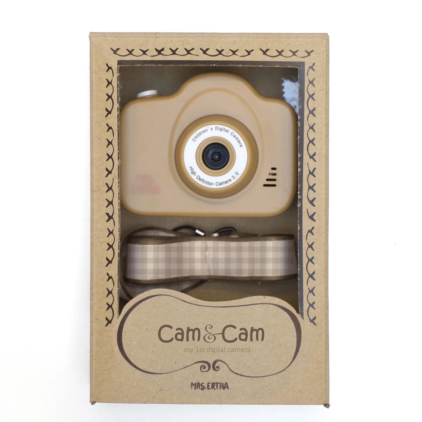 Cam&Cam - A Minha 1ª Câmara Digital - Soft Squares Peanut