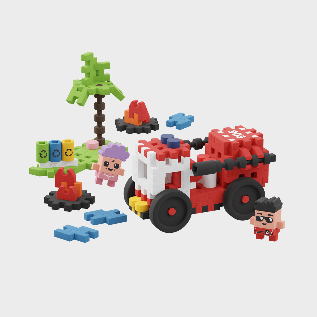 Mini Waffle City - Camião dos Bombeiros
