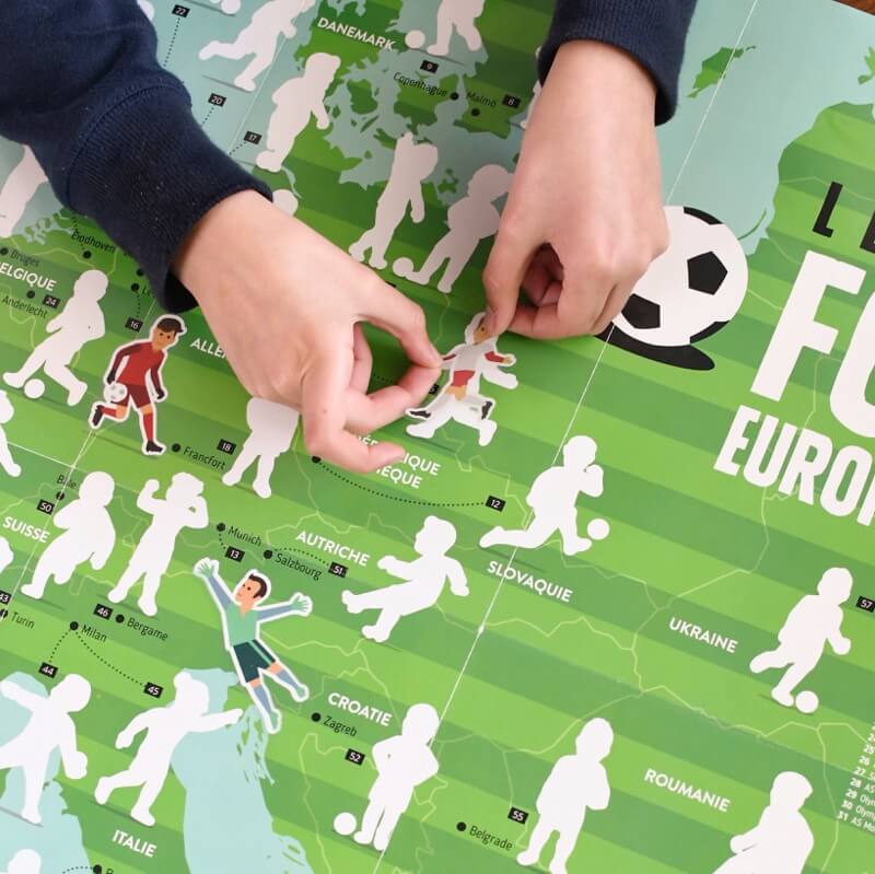 Descobre o Futebol – Autocolantes Reposicionáveis