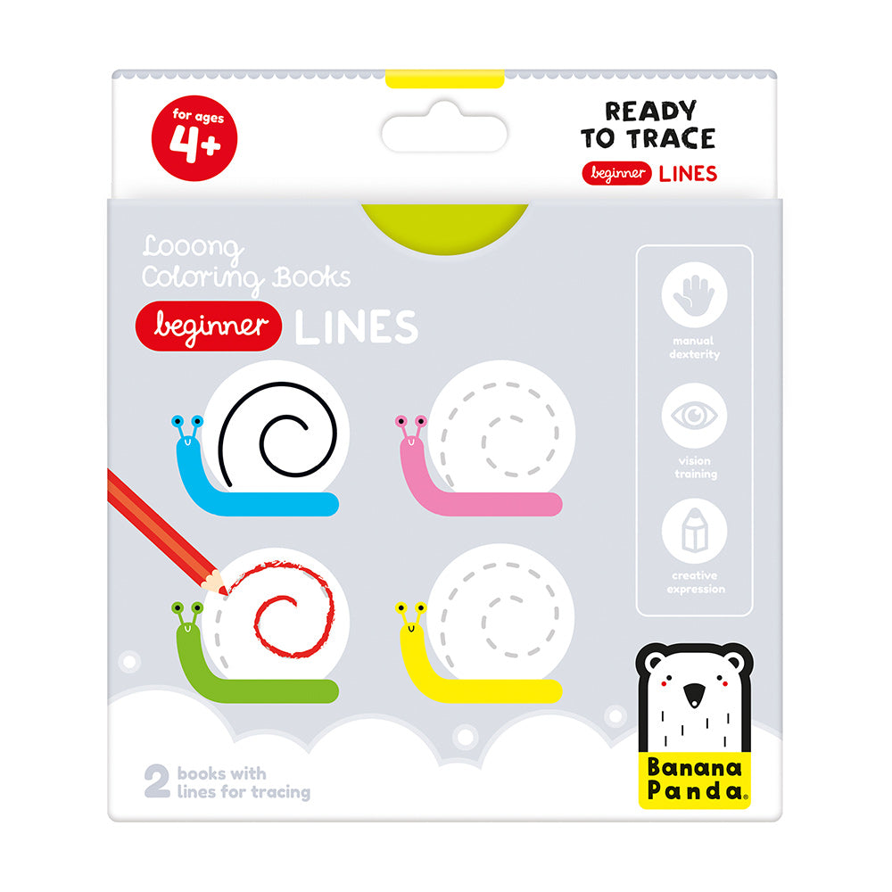 Looong Coloring Book - Linhas - Iniciante