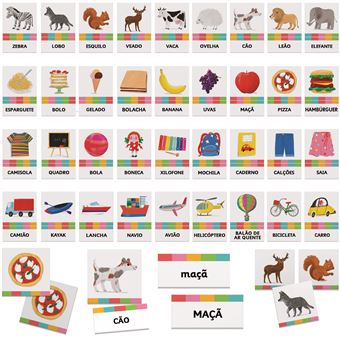 Memória Montessori - Memória, Leitura e Classificação