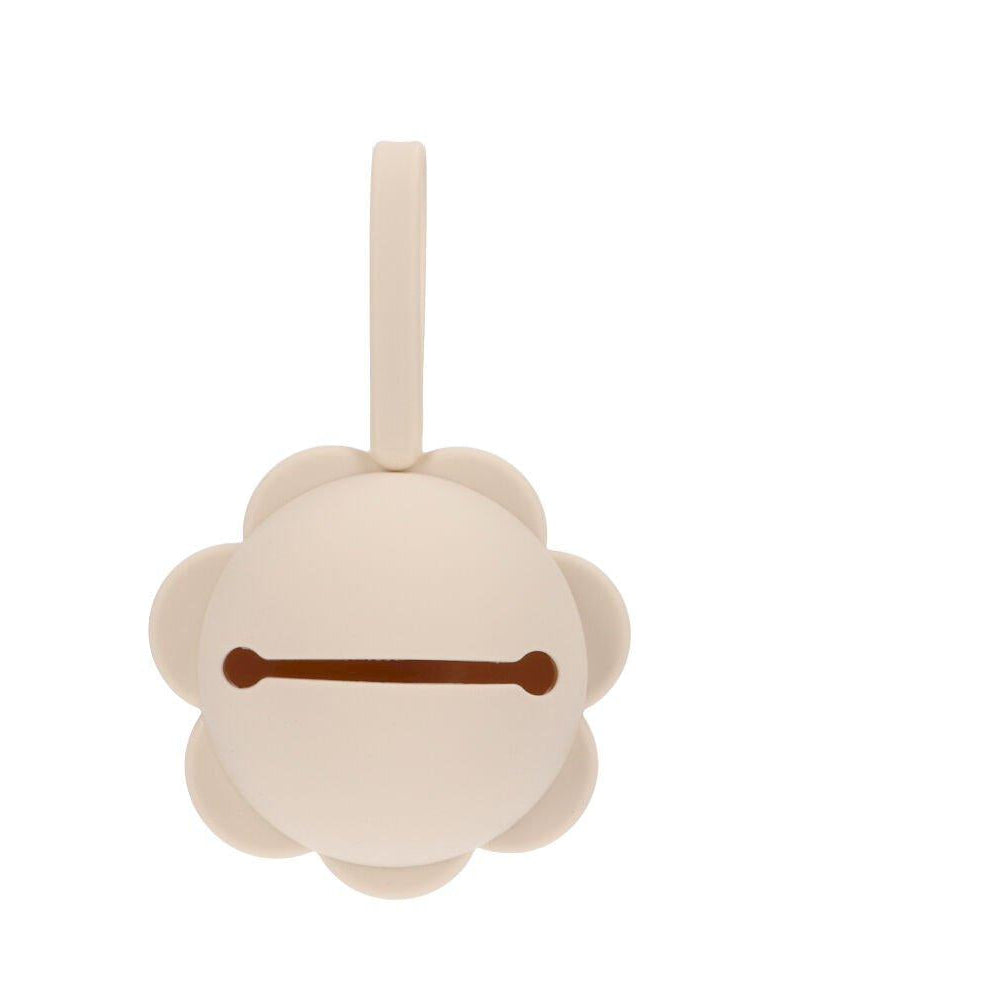 Porta-Chupetas Silicone - Flor Ivory