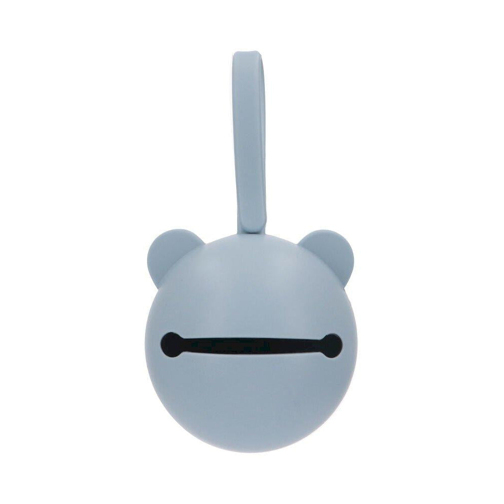 Porta-Chupetas Silicone - Urso Azul