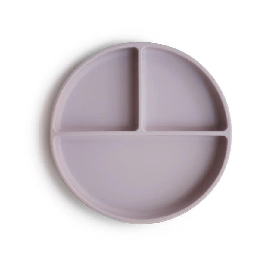 Prato de Silicone com Sucção - Lilás