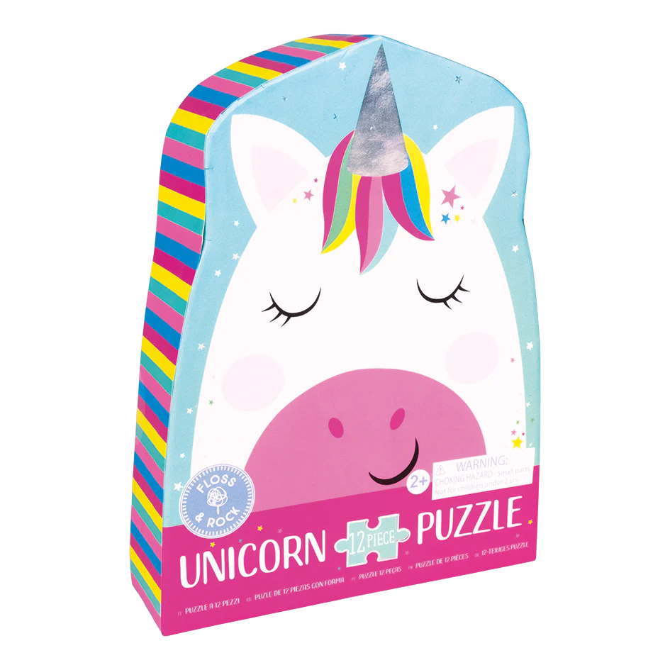 Floss & Rock – Puzzle 12 Peças - Unicorn
