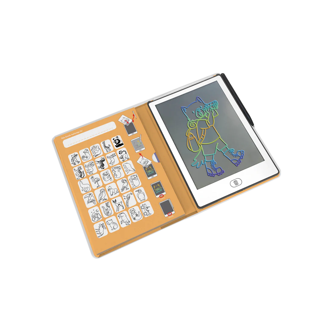 KidyDraw - Tablet de Desenho - Animals