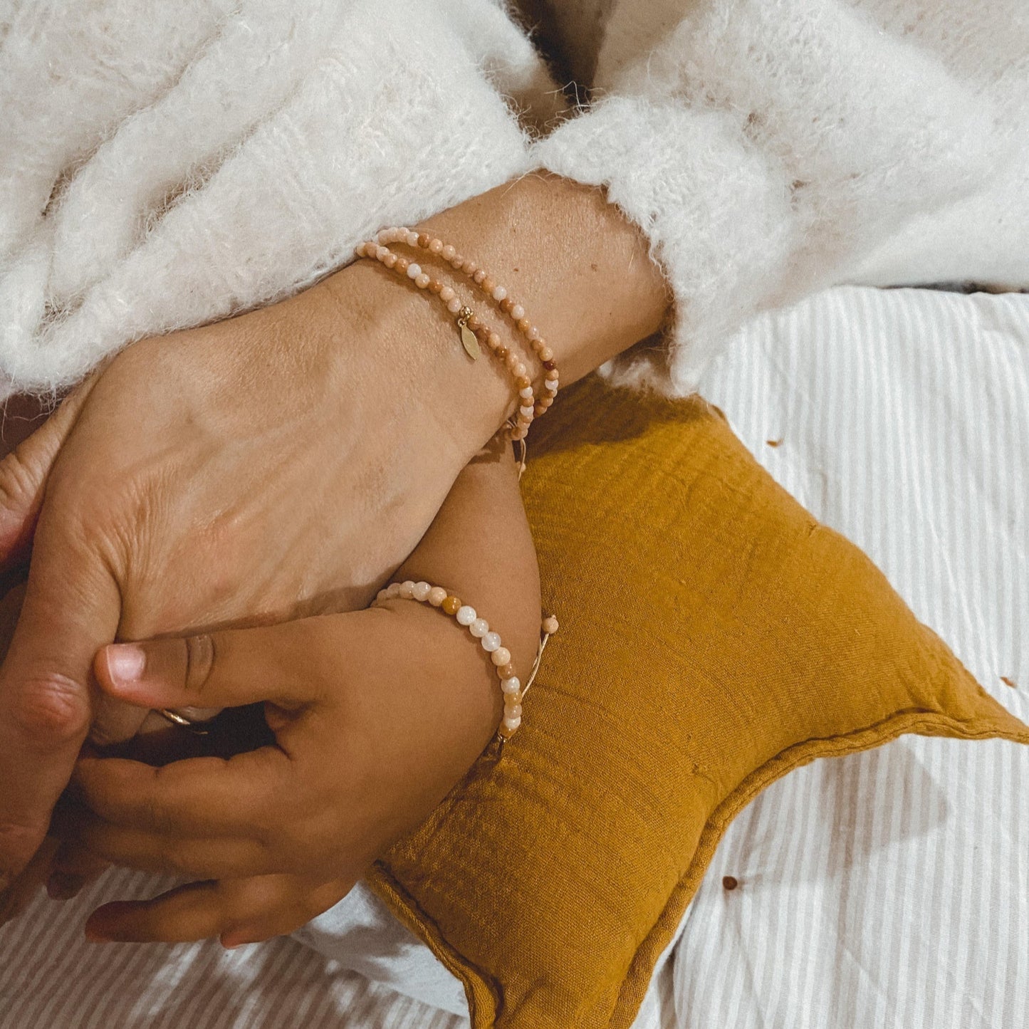 Pulseira Me and Mom - Red Aventurine