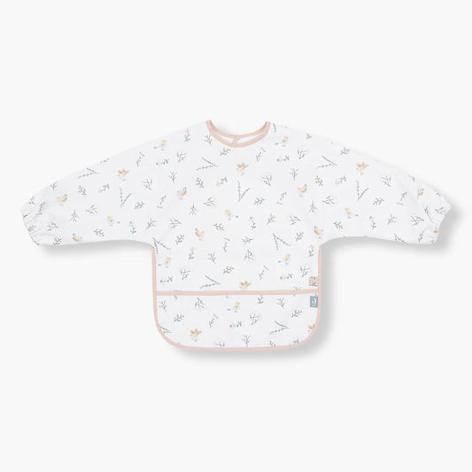 Babete Waterproof Com Mangas - Lovely birds