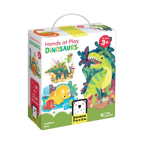 Puzzle Evolutivos Hands at Play: Dinossauros