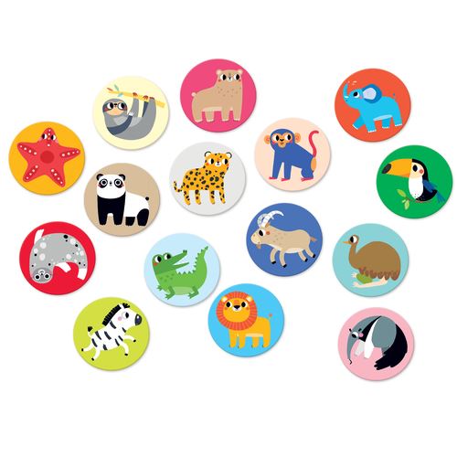 On-The-Go Jogo da Memória - Animais Selvagens