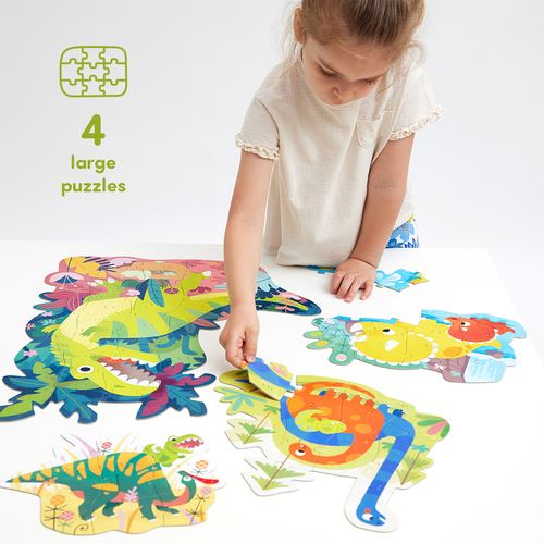 Puzzle Evolutivos Hands at Play: Dinossauros