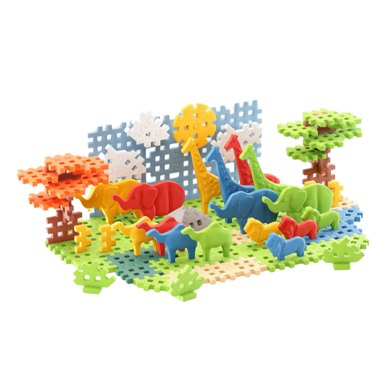 Mini Waffle - Animais da Savana