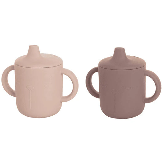 Conjunto de 2 Copos de Silicone - Lily Rosa