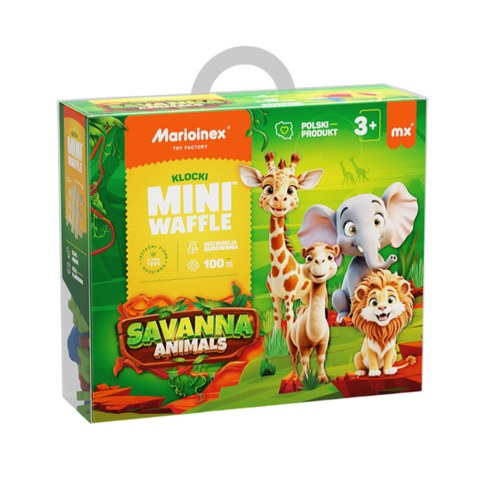 Mini Waffle - Animais da Savana