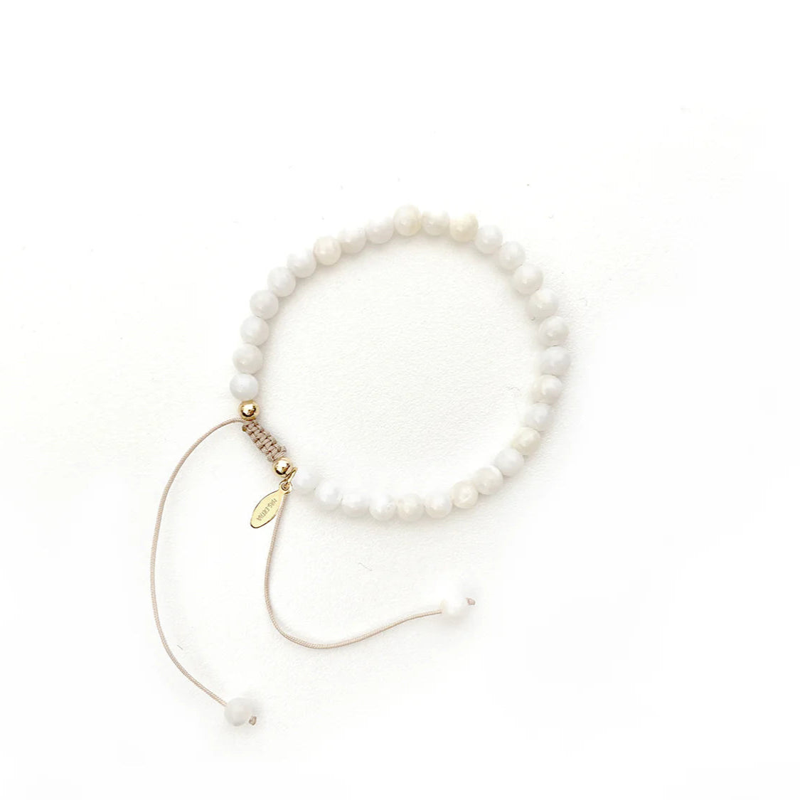 Pulseira Me and Mom -  Light Shell Stone