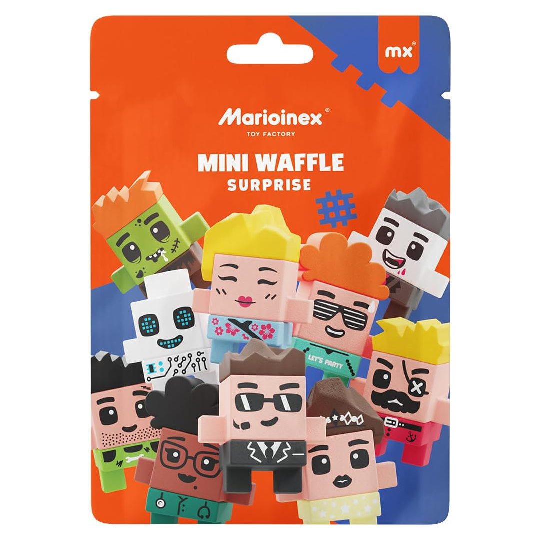 Mini Waffle Surpresa: Figura Misteriosa