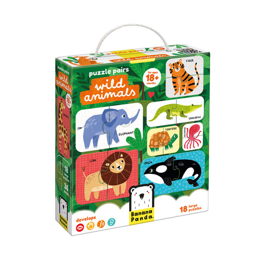 Puzzle - Pares - Animais Selvagens