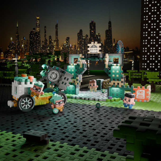 Mini Waffle City - Assalto ao Banco