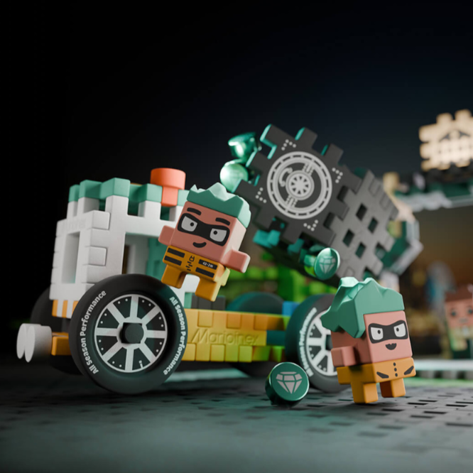Mini Waffle City - Assalto ao Banco