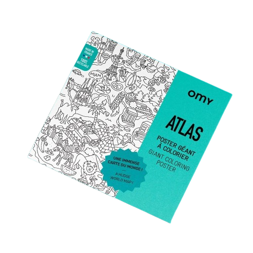 Poster para Colorir - Atlas