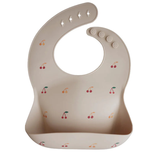 Babete Silicone - Cherries