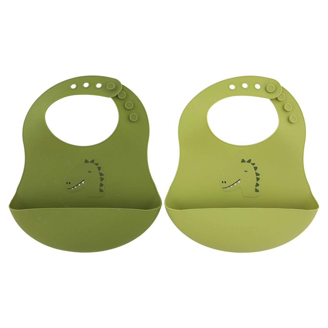 Pack 2 Babetes Silicone - Mr Dino