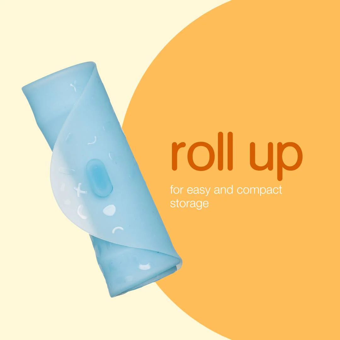 Lancheira de Silicone - Azul