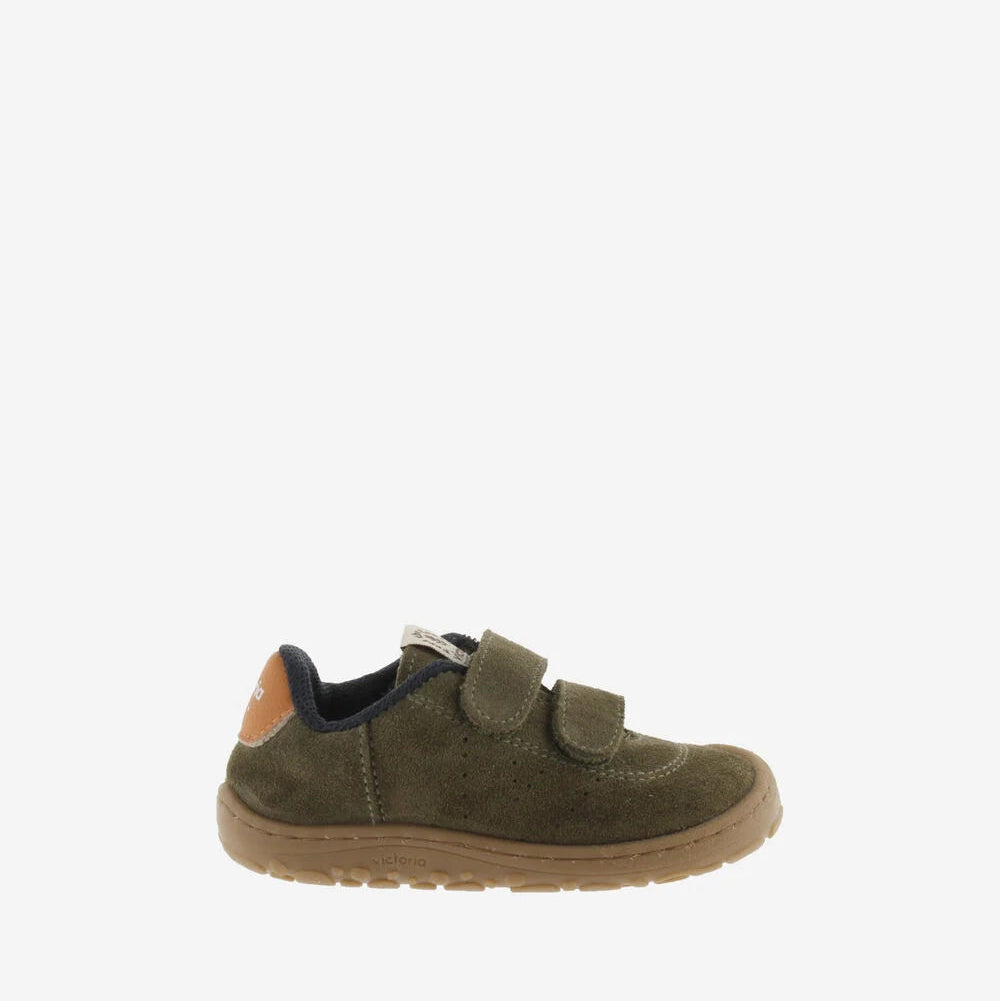 Bosco Tiras Barefoot Couro Rachado - Kaki