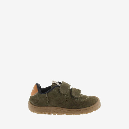 Bosco Tiras Barefoot Couro Rachado - Kaki