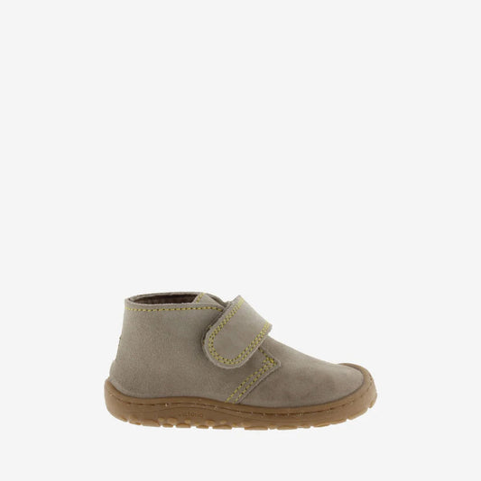 Bosco Tira Botim Barefoot Couro Rachado - Taupe