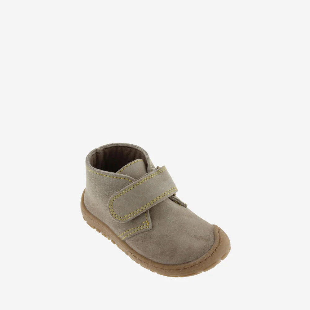 Bosco Tira Botim Barefoot Couro Rachado - Taupe