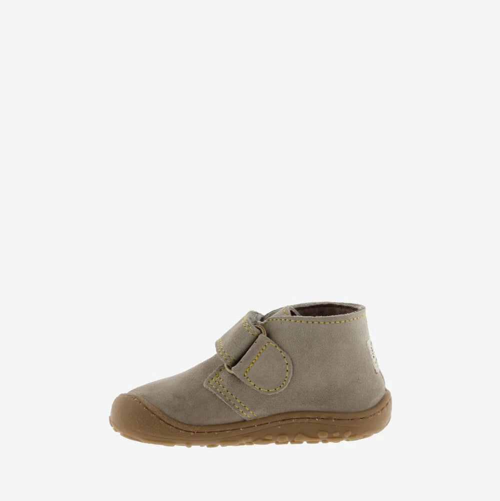 Bosco Tira Botim Barefoot Couro Rachado - Taupe