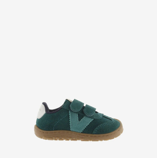 Bosco Tira Botim Barefoot Couro Rachado - Verde