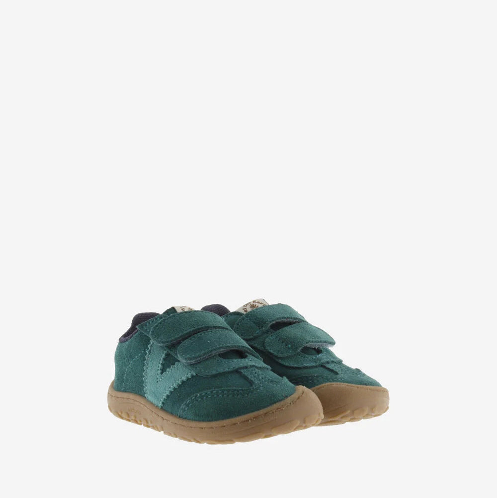 Bosco Tira Botim Barefoot Couro Rachado - Verde