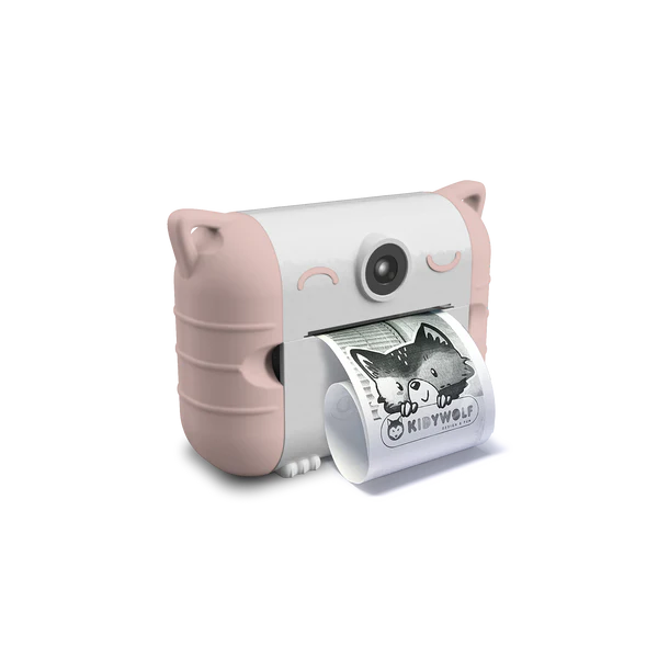 KidyPrint - Máquina Fotográfica com Impressão - Rosa