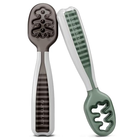 Pack 2 Pré-Colheres - Cinza / Verde