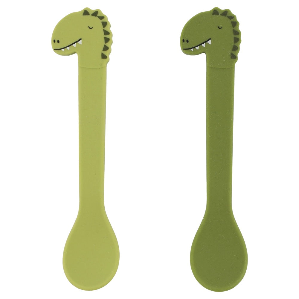 Pack 2 Colheres de Silicone - Mr Dino