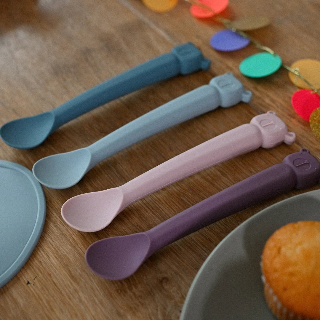 Set Colheres de Silicone - Plum / Blush