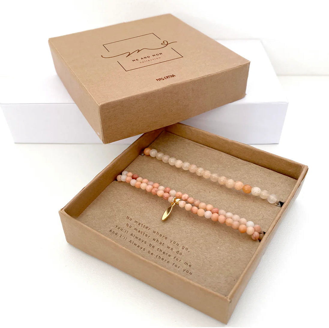 Pulseira Me and Mom - Red Aventurine