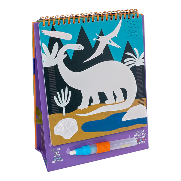 Bloco para Colorir com Caneta Mágica - Dinossauros