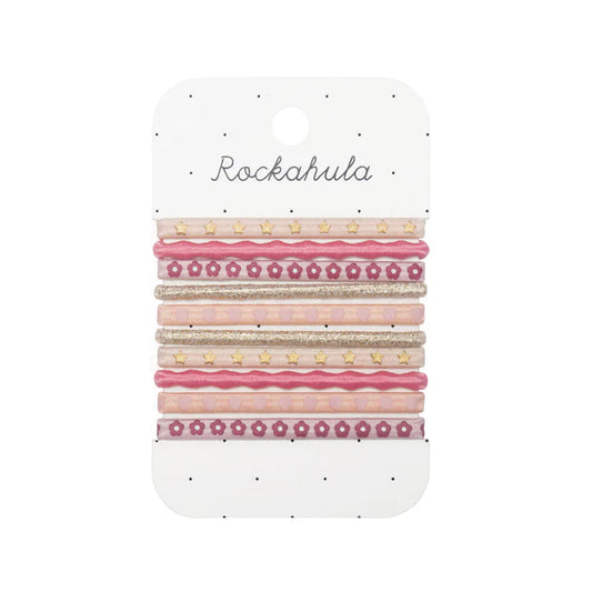 Conjunto Elasticos Rosa