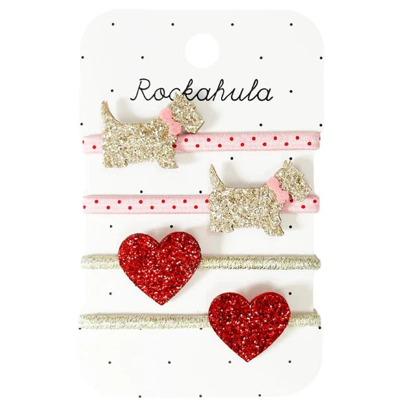 Conjunto de Elásticos Cão Scottie
