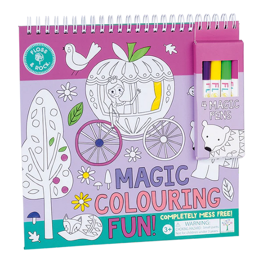 Bloco para Colorir com Canetas Mágicas - Conto de Fadas