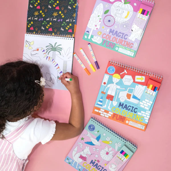 Bloco para Colorir com Canetas Mágicas - Conto de Fadas
