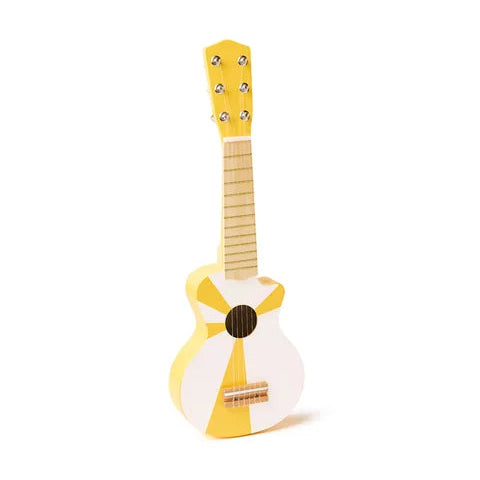 Guitarra Amarela e Branca
