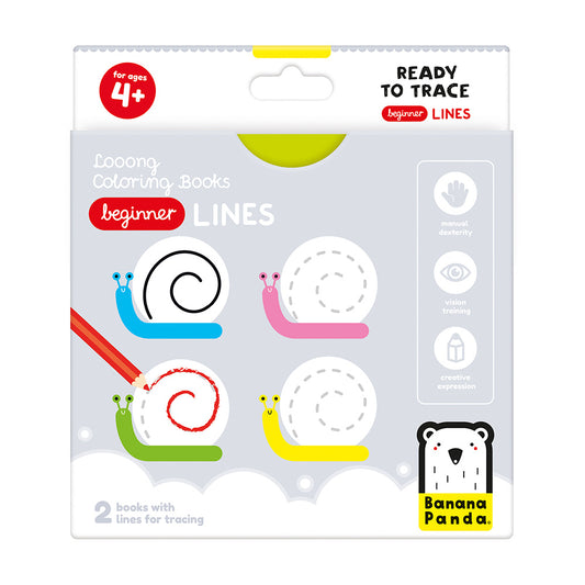 Looong Coloring Book - Linhas - Iniciante