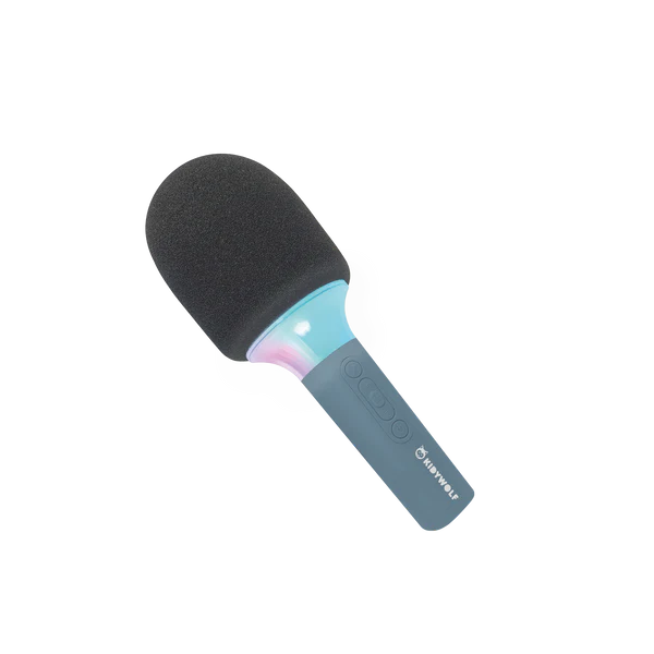 KidyMic - Microfone Karaoke com Luz - Azul