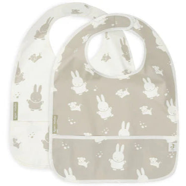 Pack 2 Babetes Waterproof - Miffy&Snuffy Olive Green