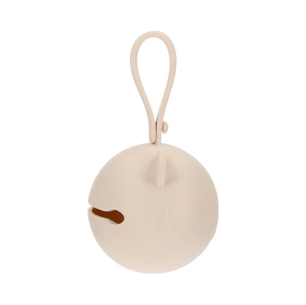 Porta-Chupetas Silicone - Urso Ivory