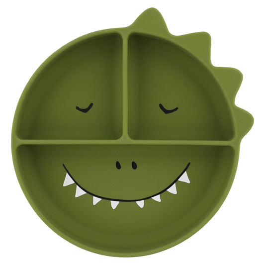 Prato de Silicone com Divisões - Mr Dino